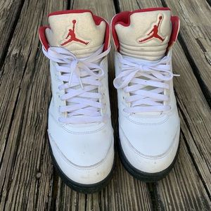 Air Jordan 5 Retro Authentic Fire Red